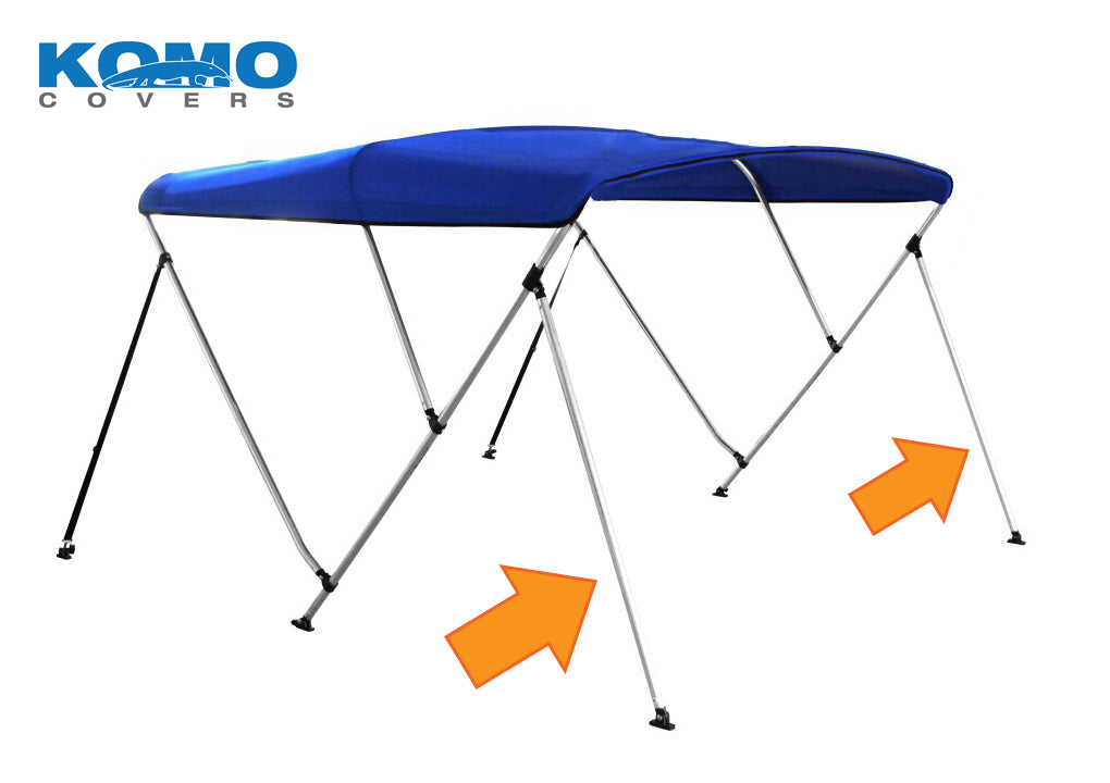 Bimini Support Poles - Indicated