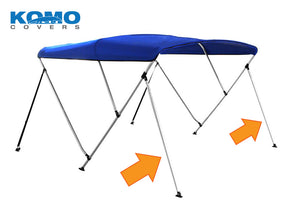 Bimini Support Poles - Indicated