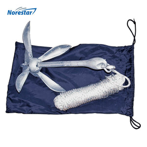 Grapnel Anchor with Rope and Storage Bag