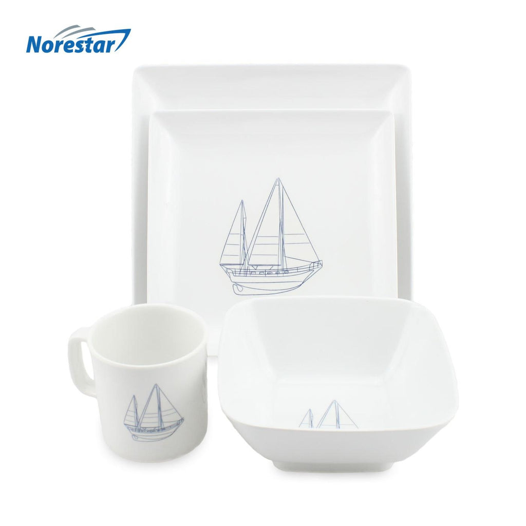 16 Piece Melamine Galleyware Set