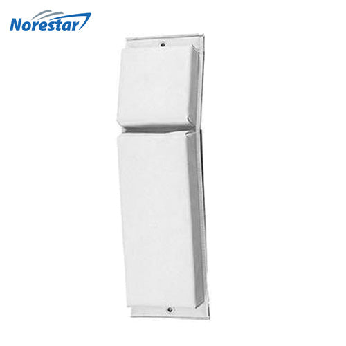 Contour Boat Fender/Bumper, Hinged, 24" x 6" x 2-1/2", White
