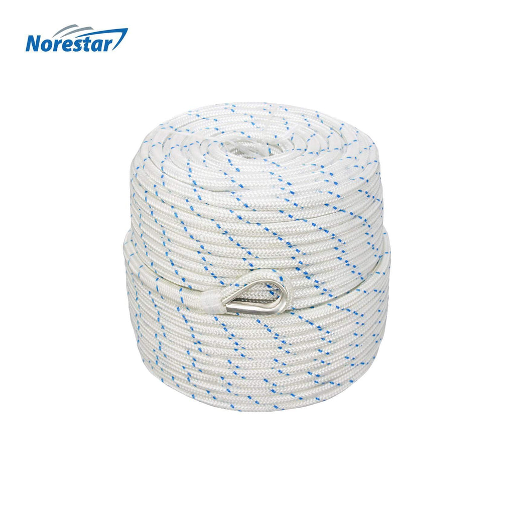 Norestar Double-Braided Nylon Anchor Rope - 3/8"