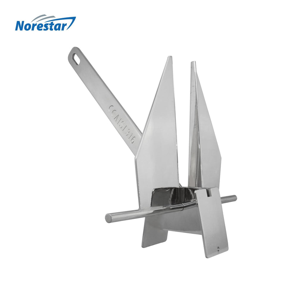 Stainless Steel Danforth/Fluke Boat Anchor by Norestar