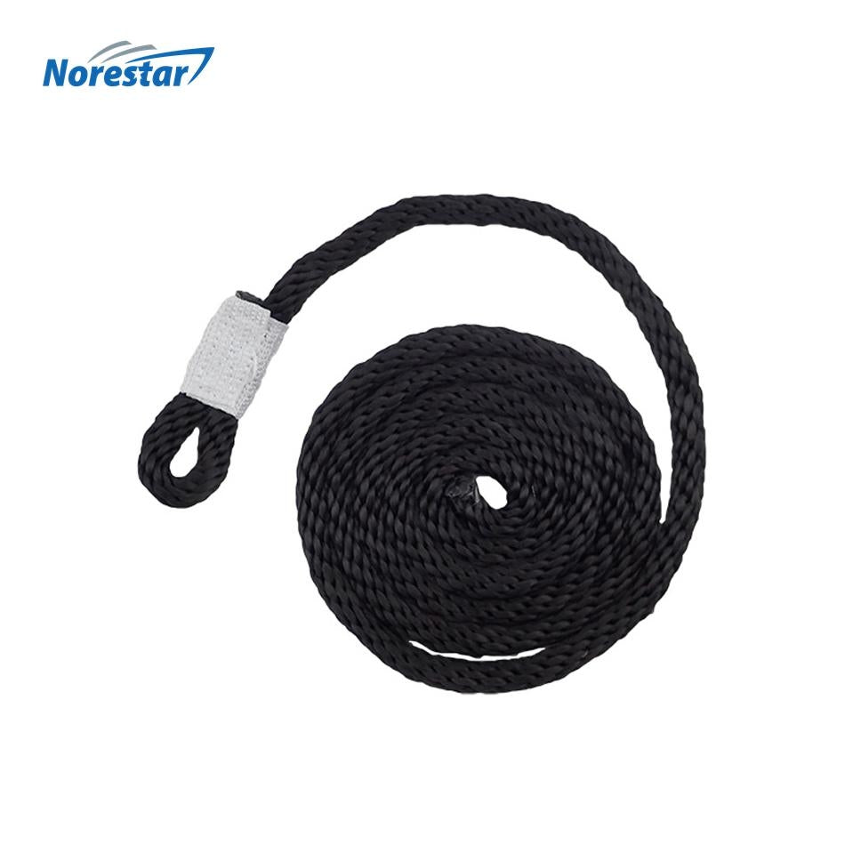 Ribbed Fender Line, 5' x 3/8" (Black)