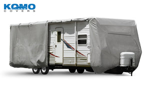 Super Heavy Duty Travel Trailer RV Cover (Waterproof)